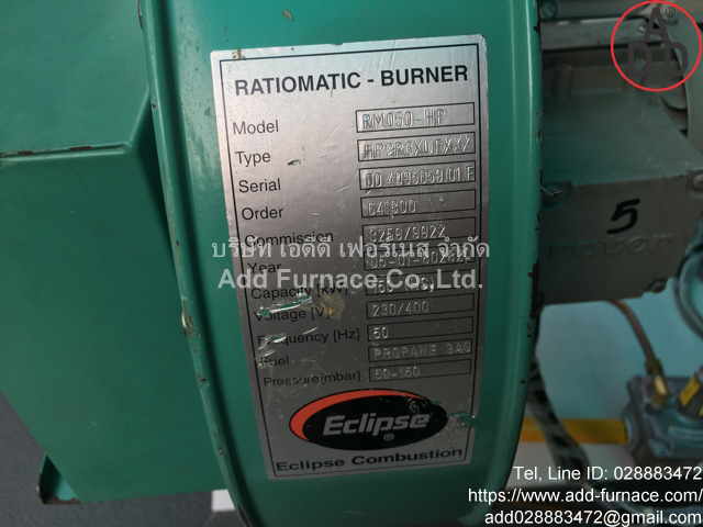 Eclipse Gas Burner Model RM050 HP (7)